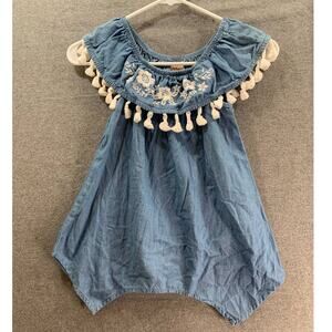 Self Esteem Kids Clothing Size S Blue Denim Shirts Tops